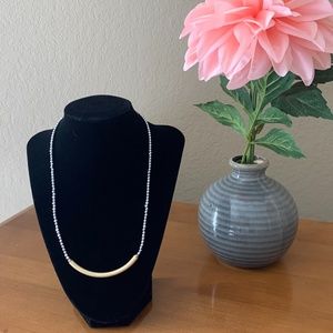 Stylish Silver & Gold Necklace